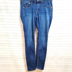 RAG & BONE SKINNY MID RISE BEDFORD JEANS, SZ 27